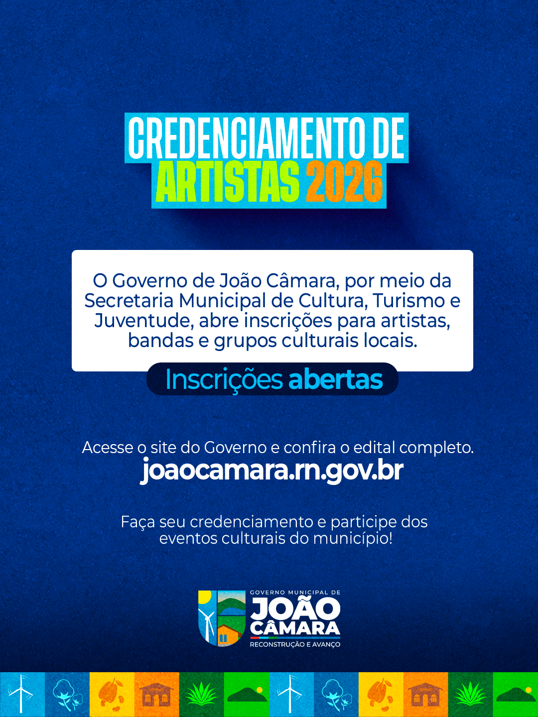 CREDENCIAMENTO DE ARTISTAS 2026