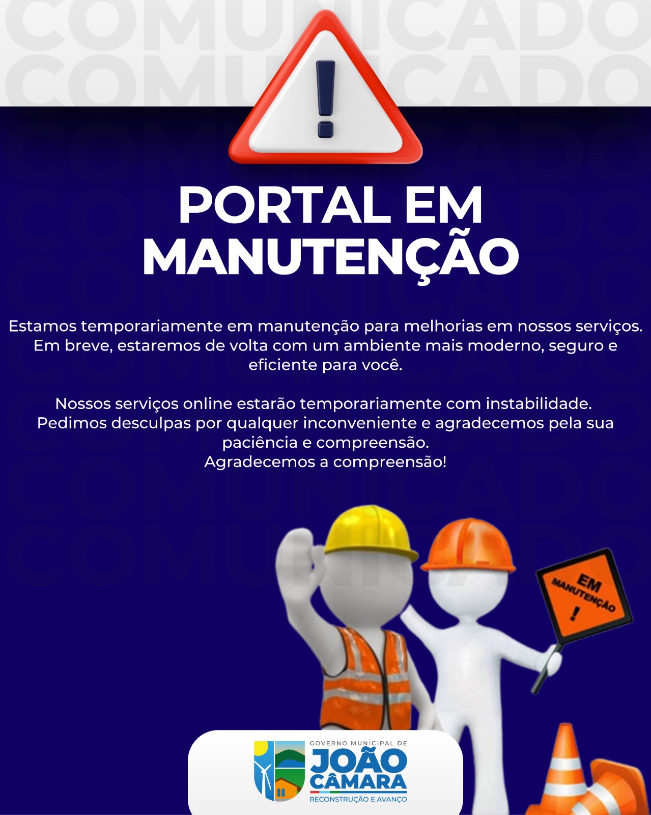 Site em manutenção